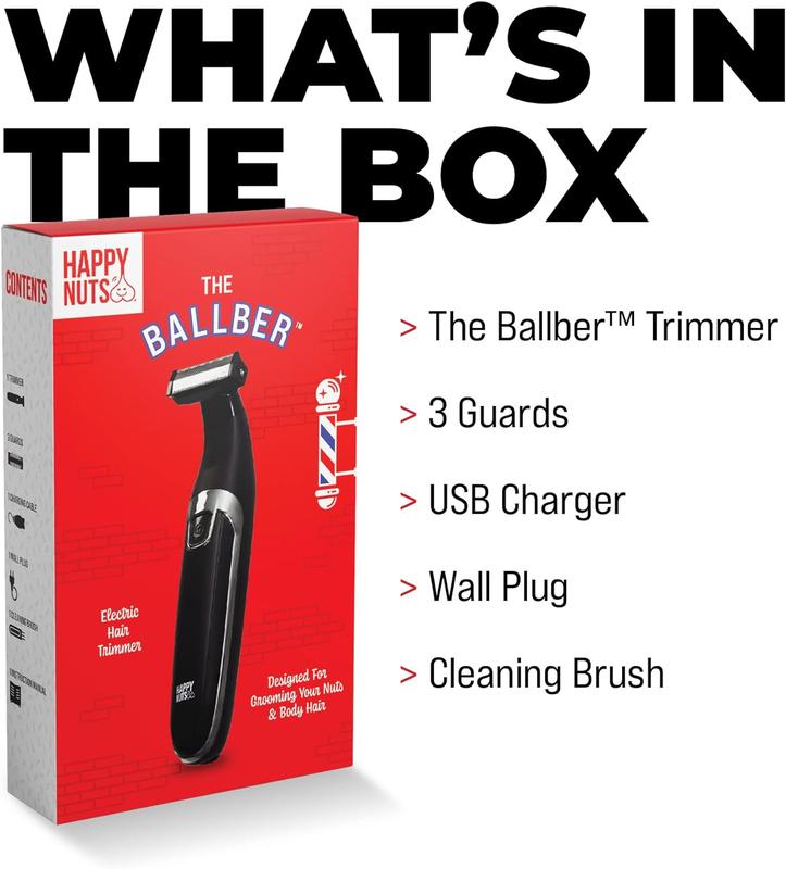 The Ballber electric hair trimmer for nuts and body hair hair trim