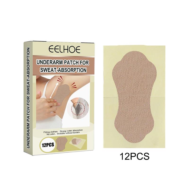 12pcs Underarm Sweat Absorbing Patch, Invisible Long-lasting Patch, Ultra-thin Summer Anti-perspirant Pad