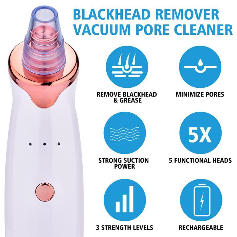 Multi-function Blackhead Remover, 1 Count Acne Removal Suction Tool, Professional Skin Care Tools for Women