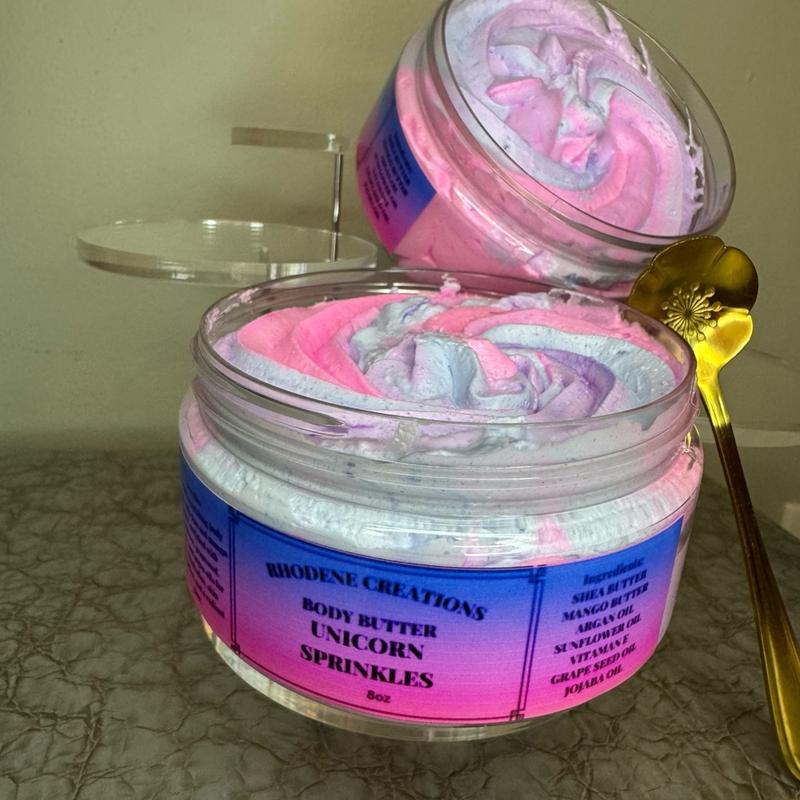 Unicorn sprinkles body butter