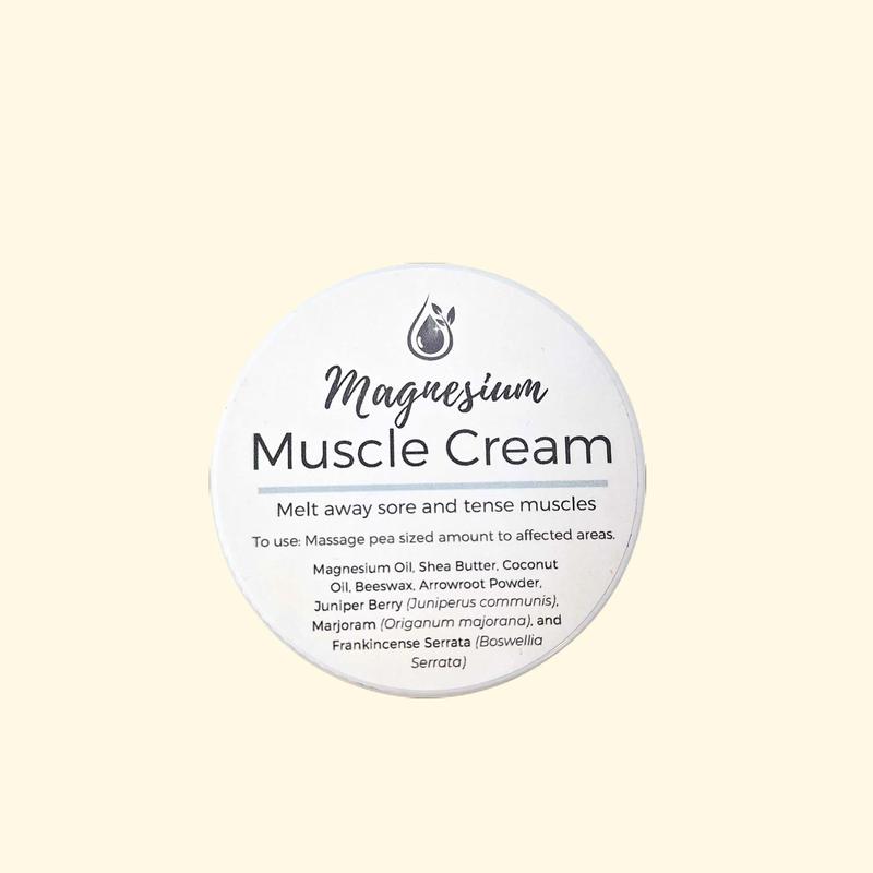 Jade Bloom Magnesium Muscle Cream 2oz Soothing Relaxing Body Care Comfort Calming