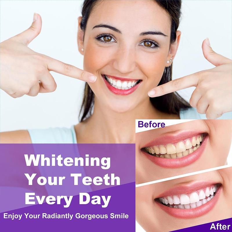 AN Purple Toothpaste Brightening,  Toothpaste for Adults, Color Correcting Toothpaste for Tooth Stain Removal