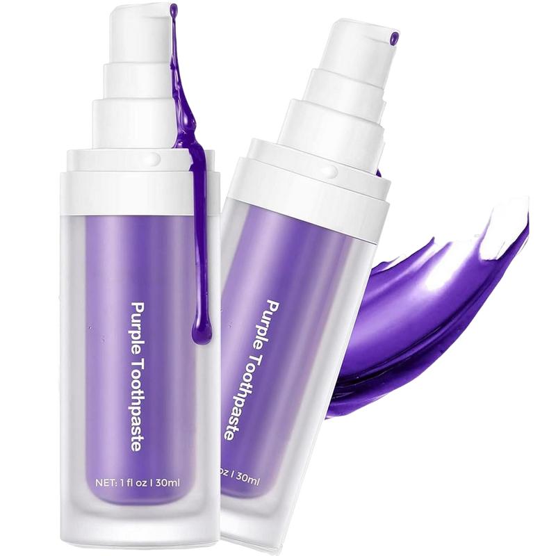 AN Purple Toothpaste Brightening,  Toothpaste for Adults, Color Correcting Toothpaste for Tooth Stain Removal