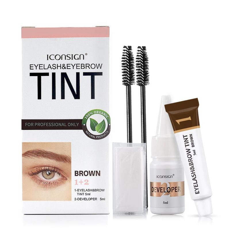 ICONSIGN Eyelash Eyebrow Dye Tint Kit Brow Enhancer Mascara Lift Tinting Tattoo Eyes Makeup Tools Cream Cosmetic