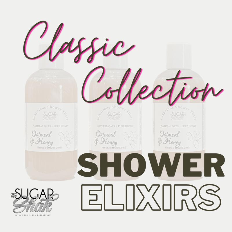 Classic Collection Shower Elixir 9 oz Vegan Friendly Handmade Body Wash gel