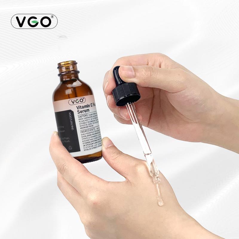 VGO Moisturizing Vitamin C Facial Serum Suitable for All skin types 30ml 60ml vgo long-lasting hydration vitamin C boosting serum Essences anti-aging hydrating Moisturizing Vitamin C Facial Serum gentle comfort Skin Repair Moisturizer Essences Serum