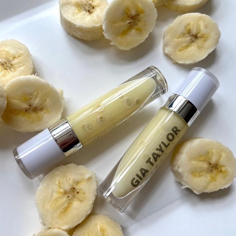 Banana Cream Lipgloss gloss sheer lipgloss moisturizjng non sticky lipgloss smooth hydrating moisturizing sheer gloss