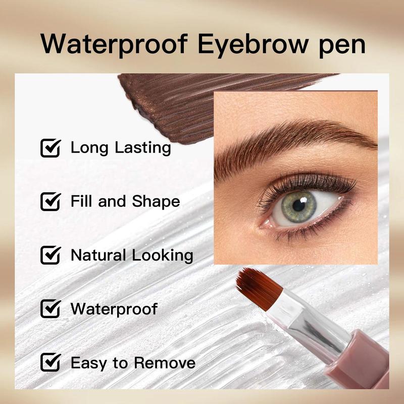 2 in 1 Eyebrow Gel & Eyebrow Tinting Gel, 2 Counts set Waterproof Long Lasting Eyebrow Gel, Natural Eyebrow Styling Gel, Eye Brow Makeup Tool, Christmas Gift