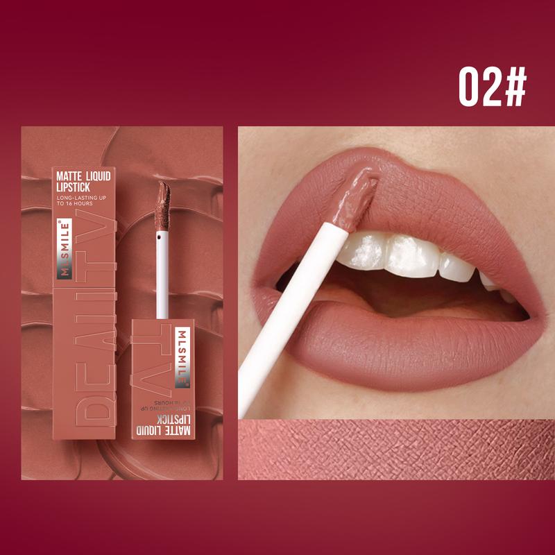 GIFT| Long Lasting Waterproof MATTE LIQUID LONG LASTING UP TO 16 HOURS Lipstick Color Gloss Cosmetic Flawless Lipgloss Makeup Glossy Lip Care