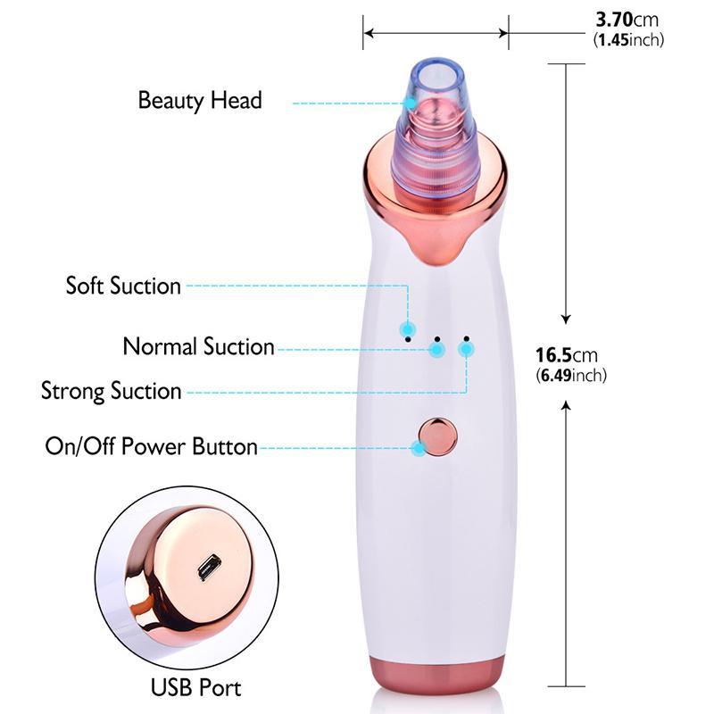 Multi-function Blackhead Remover, 1 Count Acne Removal Suction Tool, Professional Skin Care Tools for Women