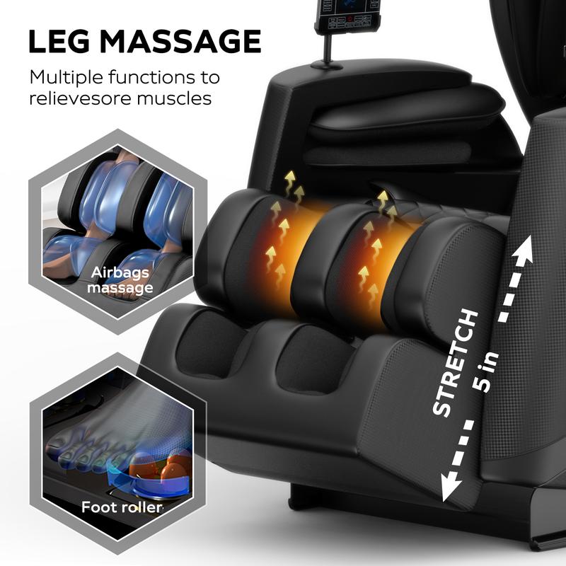 [blackfriday sale]2024 Massage Chair Recliner with Zero Gravity with Full Body Air Pressure