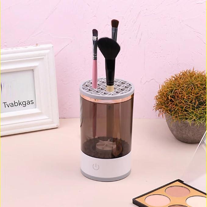 electric makeup brush cleaner 3 in 1 automatic cleaning machine makeup brush cleaning tool for all sizes christmas gift for woman Cosmetic Cleansing