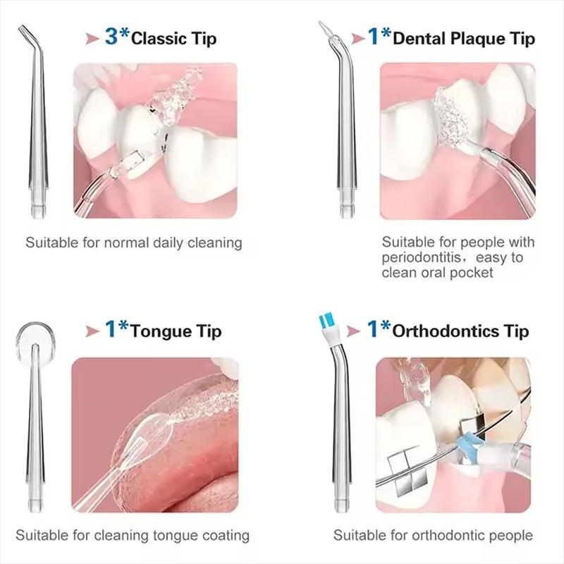 Portable Teeth Cleaner, Efficient Water Flosser, USB Rechargeable, 230ML Large Capacity, Ideal for Travel and Home Use, Perfect as a Gift