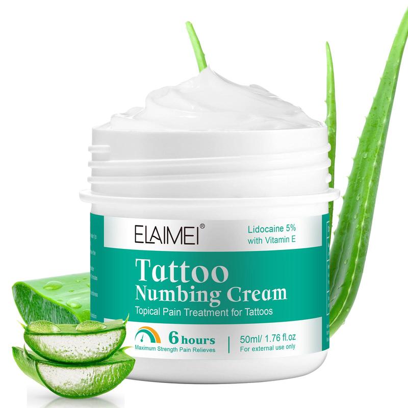 Tattoo Numbing Cream, 1 2 Counts Tattoo Care Cream, Tattoo Aftercare Balm, Personal Care Product for All Skin Types