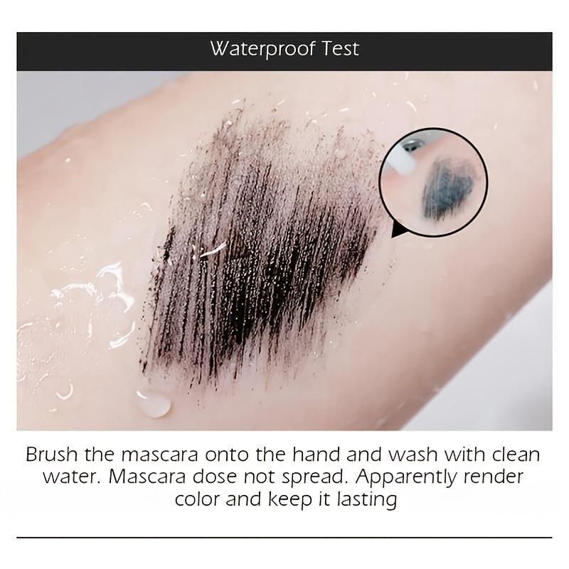 Eyelash Mascara Cosmetic Eyelash Extensions, 4D Long Lasting Waterproof Lengthening Thickening & Curling Mascara, Eye Makeup for Girls & Women, Christmas Gift