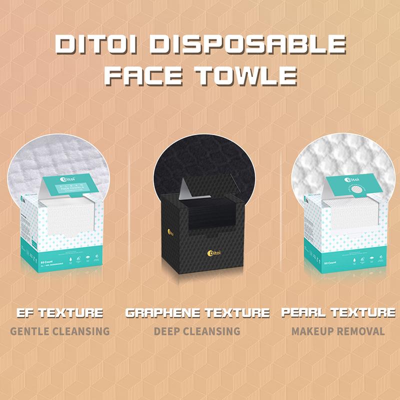 Ditoi Makeup Remover Towels Super Adsorption Power Very Soft Cleaning Power Plant Facial