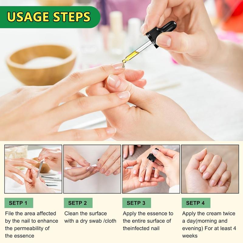 [90% People Choose] Nail Growth SerumGinger Extract Nail Essence - Repairand Strengthen for Glowing, BeautifulNails