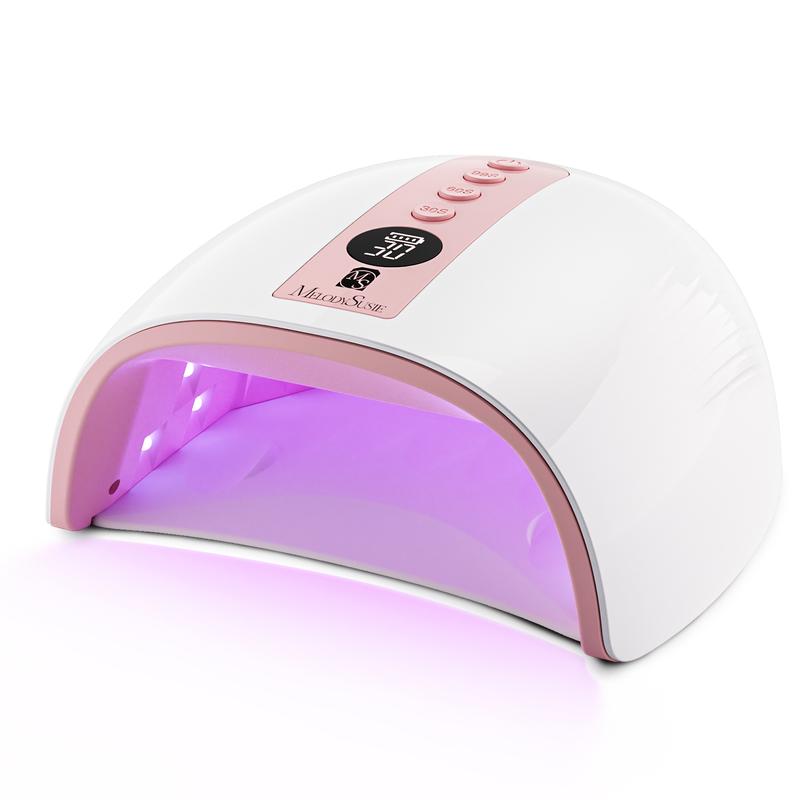 MelodySusie UV LED Nail Lamp, P-PLUS30G Rechargeable Cordless Nail Light for Gel Polish  for Salon & Home Use Nail Art