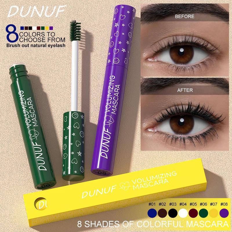 Waterproof Long Lasting Mascara, 1 Count Natural Curl Eyelashes Mascara, Eyelashes Lengthening Volumizing Defining