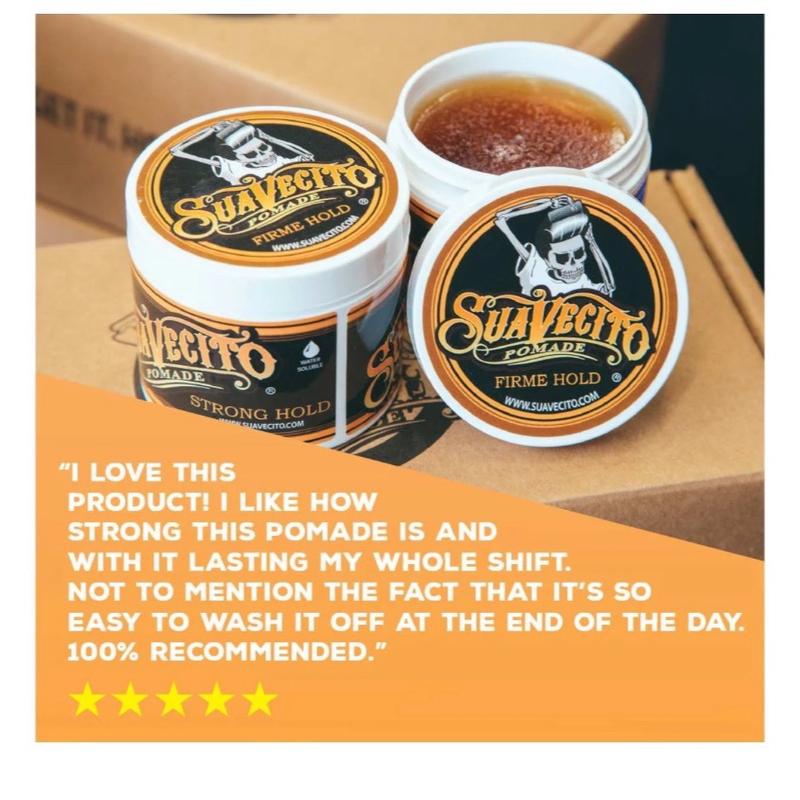 Suavecito Water Based Pomade Firme Hold Original Fragrance Gel Haircare