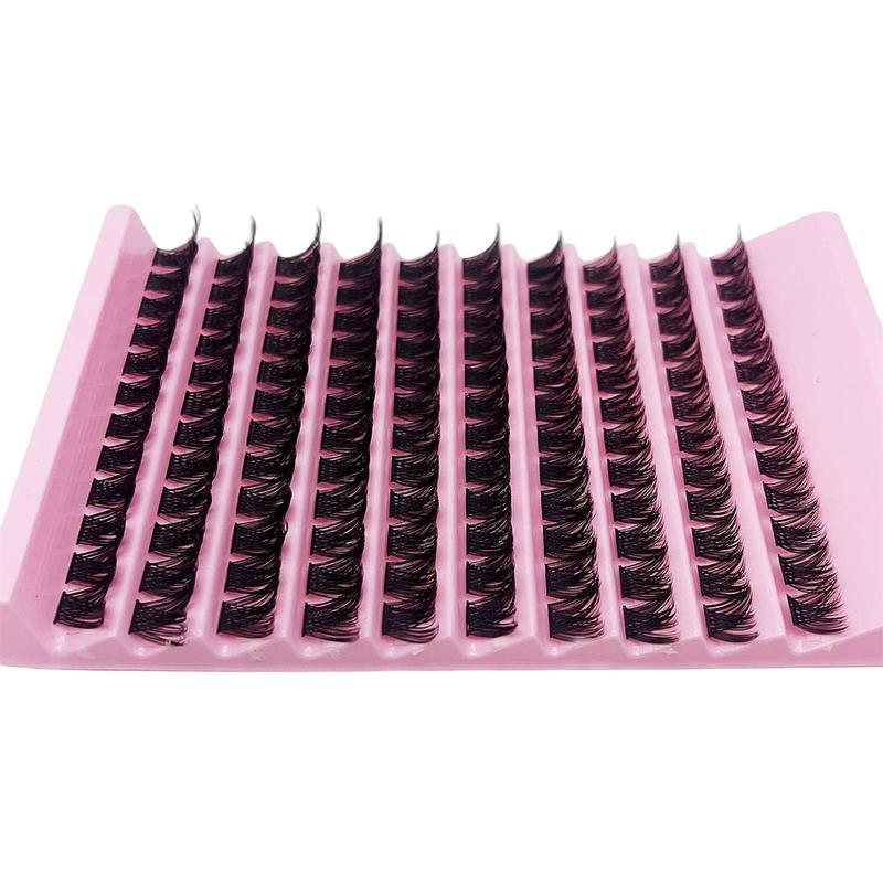 Natural False Eyelashes, 120pcs box Individual Cluster Lashes, Wispy Natural Curling Eye Makeup Strip Lashes, Full Volume Eyelash for Lashes Extensions, Lash Extension Kit, Makeup Tools, Christmas, Christmas Gift