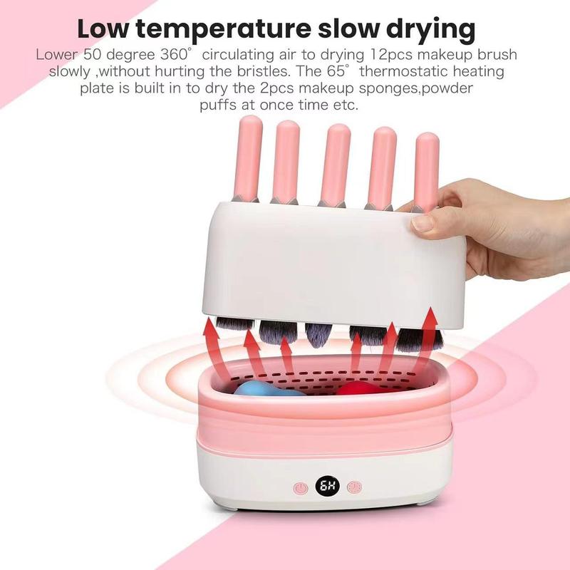 Makeup Brush Dryer Machine, 1 Piece Cordless Makeup Brush Dryer, Personal Care Accessories for Home & Travel, Winter & New Year Gift