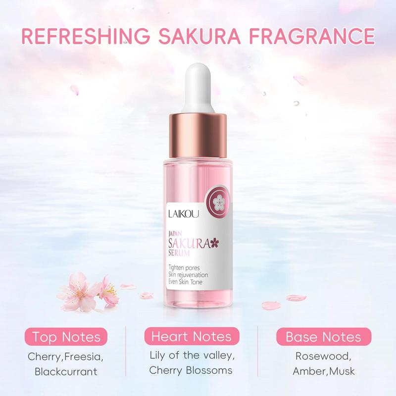 30ml Sakura Extract Facial Serum, Comfort Deep Moisture & Hydrate Serum, Facial Moisturizer Essence, Skincare Products