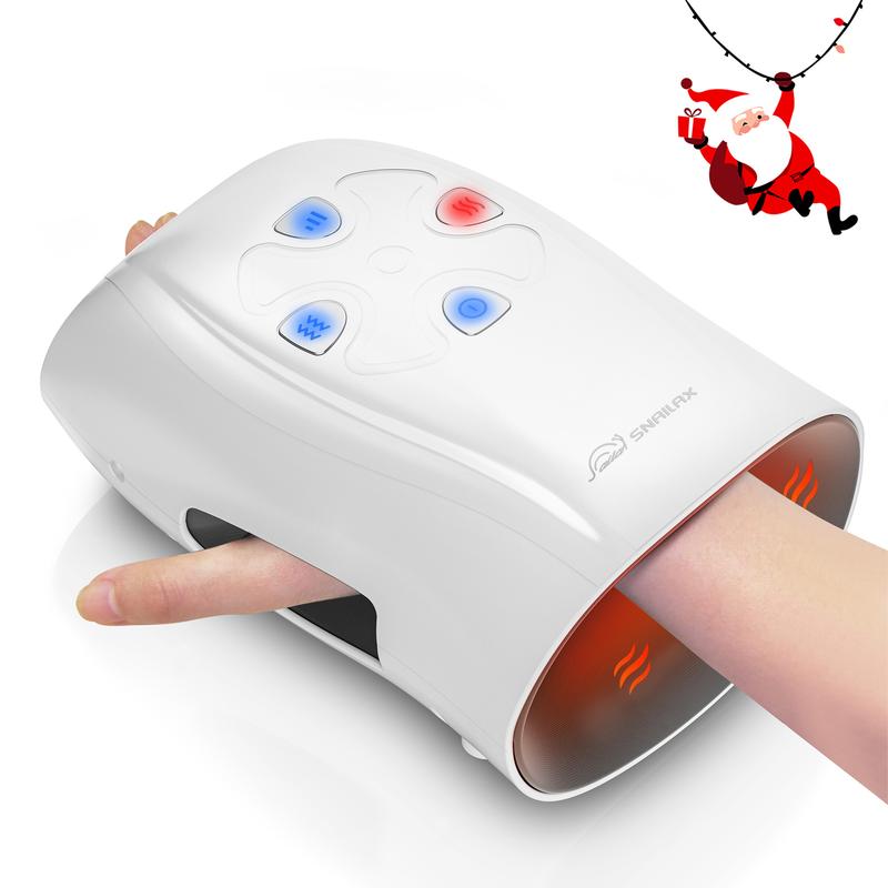 Snailax Hand Massager with Heat, Compression, Vibration, Wireless Hand Massager