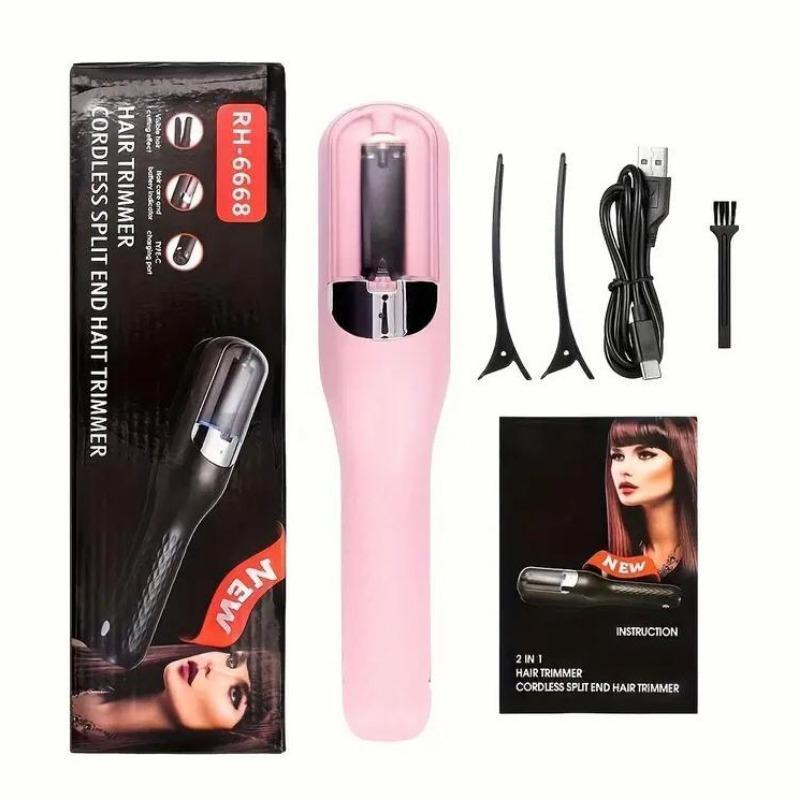 Electric Hair Care Hair Trimmer for Women, 1 Set Rechargeable Frizzy Split End Hair Clipper Hair Cutting Machine for Men & Women, Hair Products for Personal Care Comfort