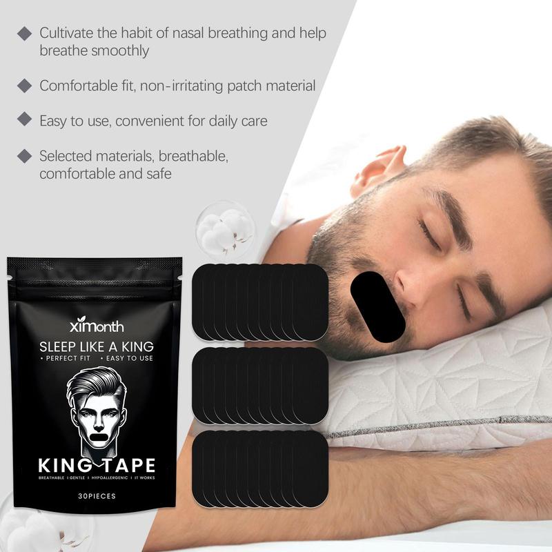 Sleep Mouth Tape, 30pcs bag Breathable Mouth Tape for Reducing Snoring, Sleep Strips for Mouth, Personal Care Product for Men & Women, Christmas Gift