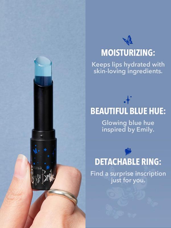 SHEGLAM Corpse Bride Ethereal Glow Lip Balm - Blue Lip Care Gift - Cosmetic, Makeup