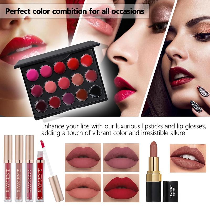 Makeup Sets for Teens Makeup Kit for Women Full Kit Makeup set Makeup Kit Eyeshadow Palette Foundation Mascara Contour Lipgloss Makeup Teenager Gift