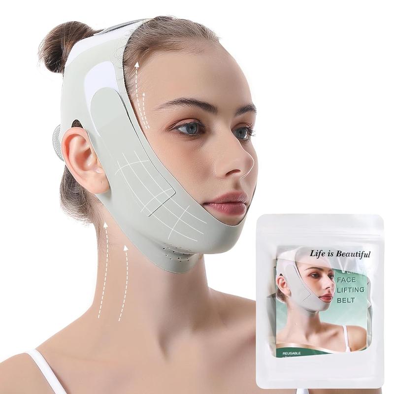 Reusable V Line Face Lifting Bandage, Breathable & Comfortable Face V-lift Mask, Reusable Summer Face Lifting Tool, Skincare Tool Gift for Daily Use