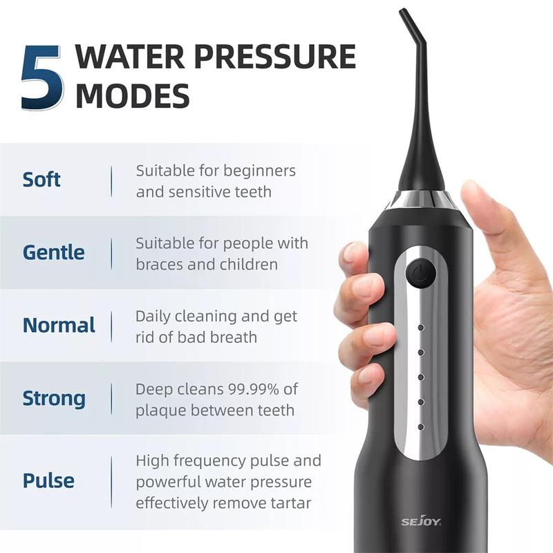 Cordless Water Flosser Dental Oral Irrigator Water Floss Pick Teeth Cleaner New