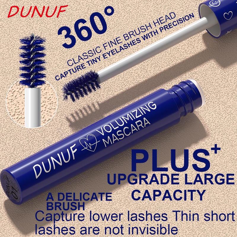 Waterproof Long Lasting Mascara, 1 Count Natural Curl Eyelashes Mascara, Eyelashes Lengthening Volumizing Defining