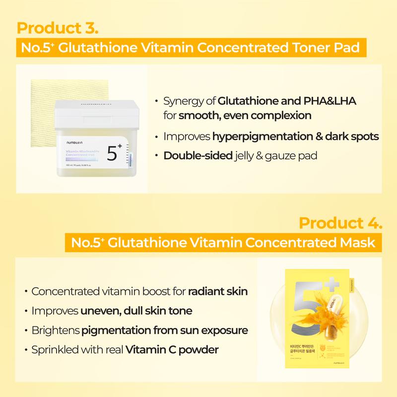 numbuzin No.5+  Glutathione Hyperpigmentation Set