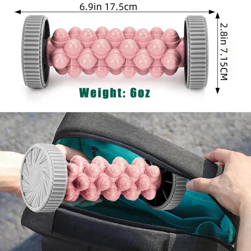 Foot Roller for Plantar Fasciitis Relief, Manual Deep Tissue Foot Massager for Christmas Gift, Trigger Point Foot Massage Roller Tool for Arch Or Heel Recovery