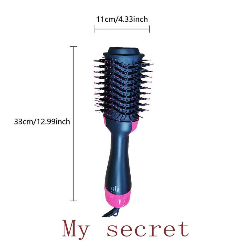 Hot Air Comb Hairbrush, 1 Box Hair Dryer Brush, Dry & Wet Dual-use Hair Styling Brush, Hair Straightening Brush, Hair Styling Tool for Home & Salon Use