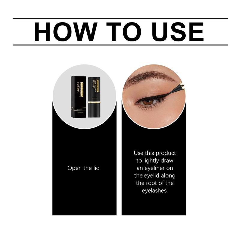 Long Lasting Eyeliner Cream, 1 Count Smooth Eye Liner Cream, Easy To Apply for Eye Makeup, Professional Daily Makeup Accessories