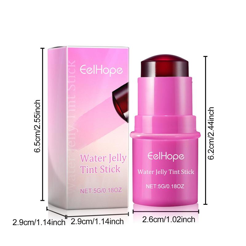 Water Jelly Blush, Long Lasting Waterproof Blush Stick, Moisturizing Blush For Cheeks & Lips, Makeup Accessories