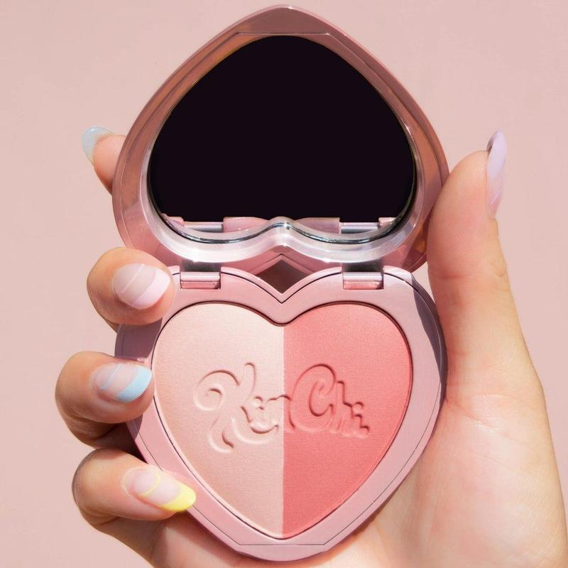 KimChi Chic Thailor Collection Cosmetic Blush Duo Mirrored Makeup Compact