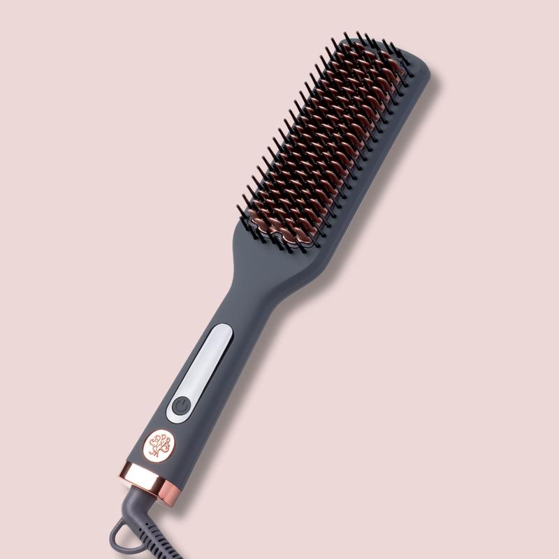 Heated Hair Straightening Brush for All Hair Types