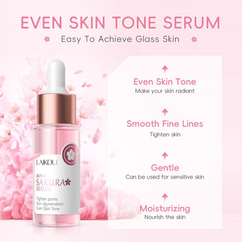 30ml Sakura Extract Facial Serum, Comfort Deep Moisture & Hydrate Serum, Facial Moisturizer Essence, Skincare Products