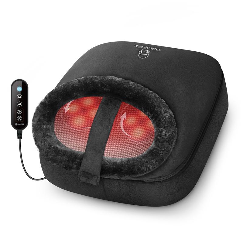 COMFIER Shiatsu Foot Massager with Heat- Kneading Back Massager with Heating Pad, Heated Foot Warmer