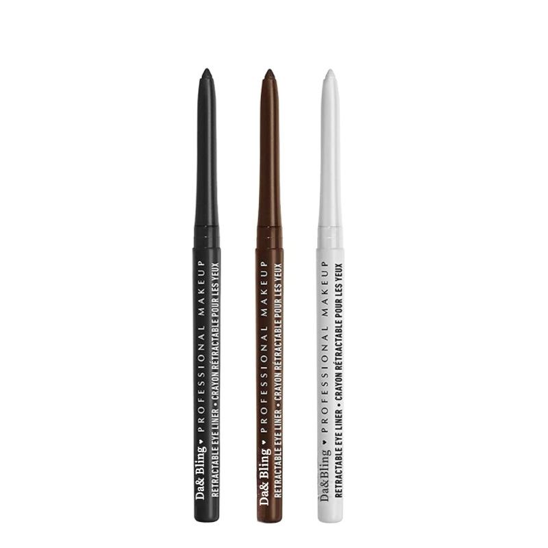 Da&Bling Mechanical Eyeliner Pen, Retractable EyePencil,  Professional Makeup, Creamy Retractable Eyeliner