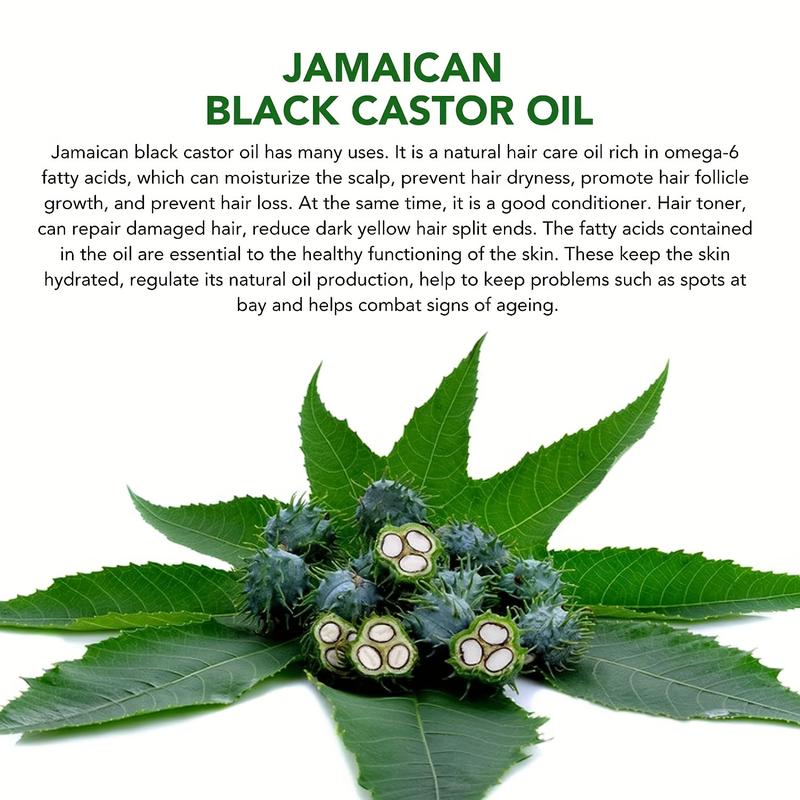 Hecmoks 3PCS Jamaican Black Castor Oil (60ml), ideal for skincare and body massage. Provides comfort and enhances overall body care Organic Cosmetic