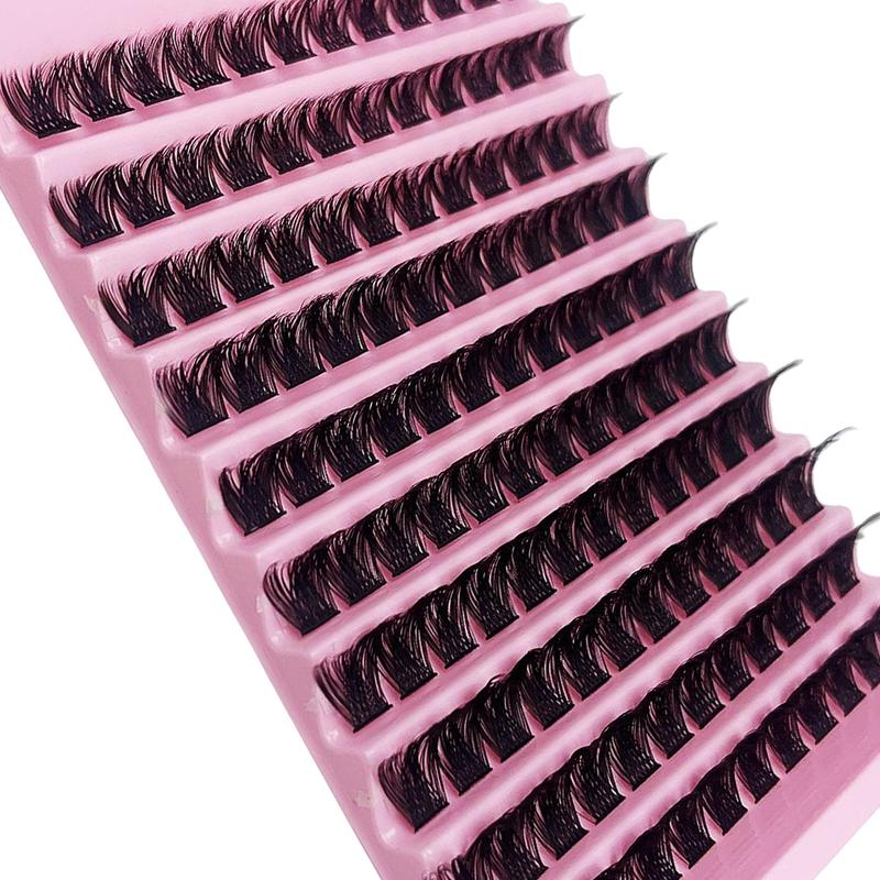 Natural False Eyelashes, 120pcs box Individual Cluster Lashes, Wispy Natural Curling Eye Makeup Strip Lashes, Full Volume Eyelash for Lashes Extensions, Lash Extension Kit, Makeup Tools, Christmas, Christmas Gift