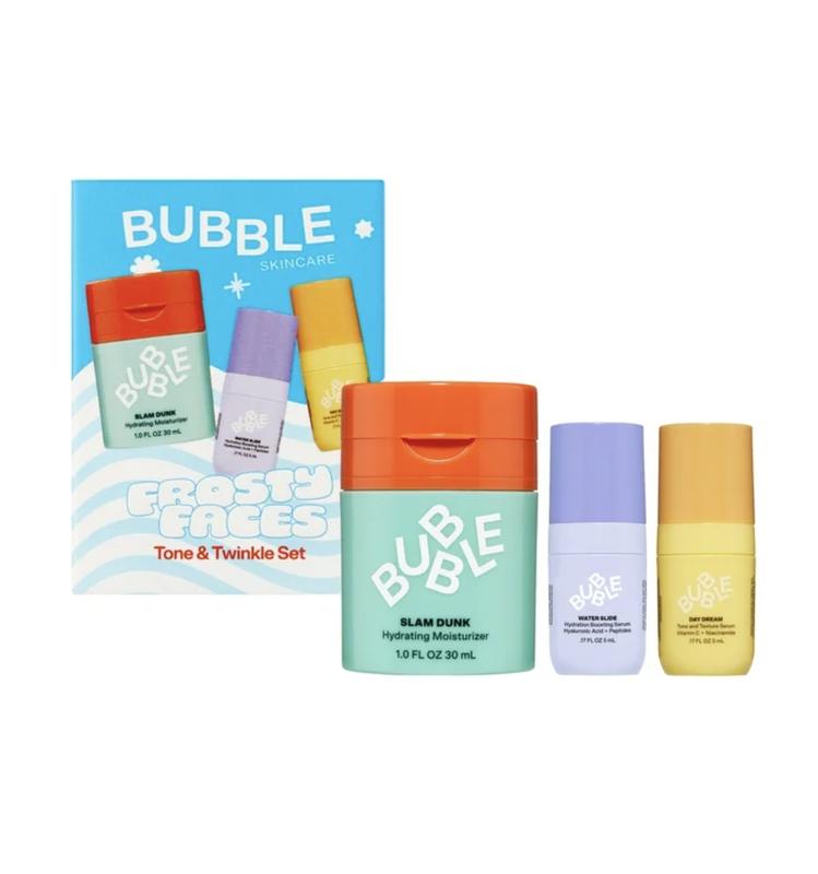 Bubble Frosty Faces Holiday Gift Set, 3 Pieces with Slam Dunk 30ml, Water Slide 5ml, and Day Dream 5ml