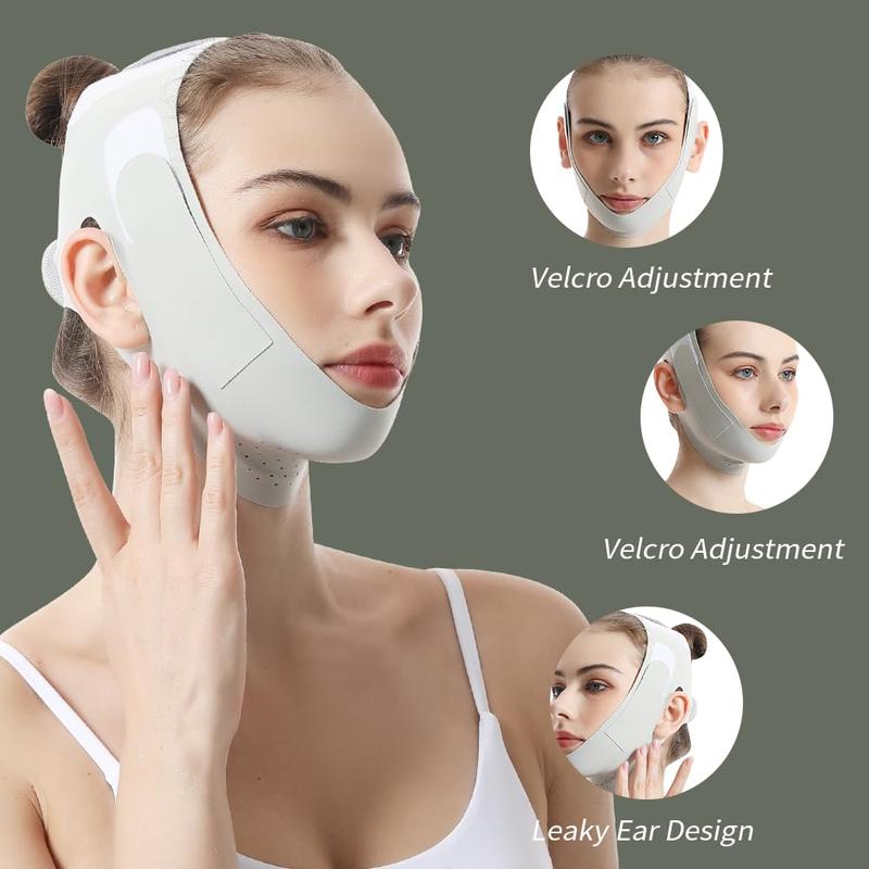 Reusable V Line Face Lifting Bandage, Breathable & Comfortable Face V-lift Mask, Reusable Summer Face Lifting Tool, Skincare Tool Gift for Daily Use