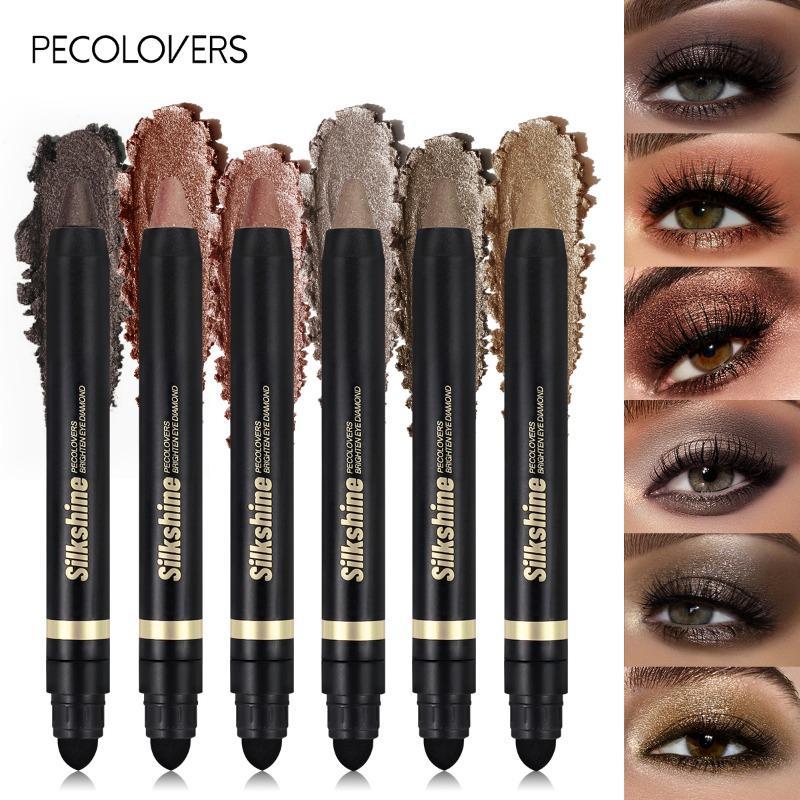 Long Lasting Shimmering Eyeshadow Pencil, 1 Count Ultra Pigmented and Long Lasting Cream Eye Shadow Pen, Eye Makeup Tool for Women